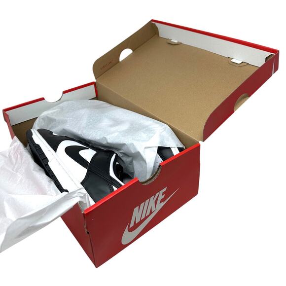 Nike Men's Dunk Low Retro Panda Shoes Sneakers Black White DD1391-100 - Picture 12 of 15